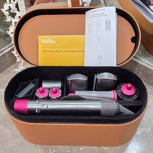 Dyson Hair Styling Set in Pink and Silver